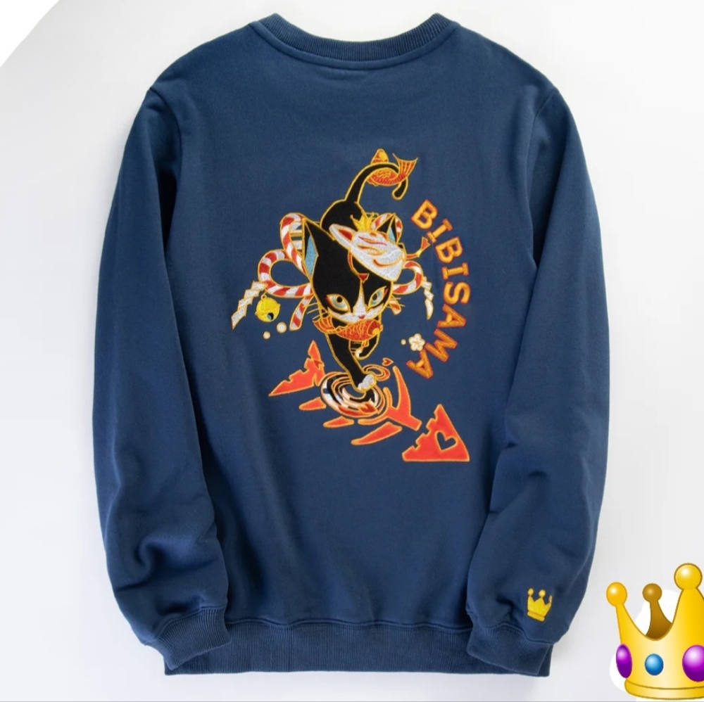 NWT Embroidered BiBisama Fishbone sweater  - Picture 2 of 12